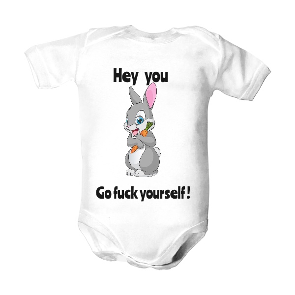 Dětské body  s potiskem Hey you 3 