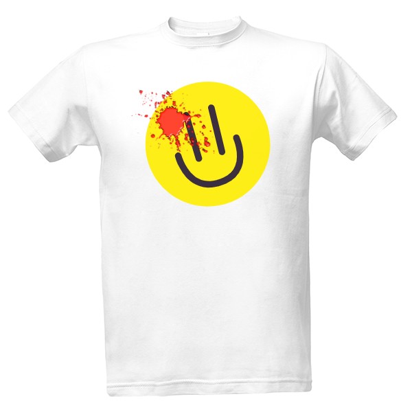 Tričko s potiskem smiley
